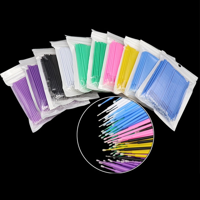 Disposable Eyelash Extension Cotton Swabs
