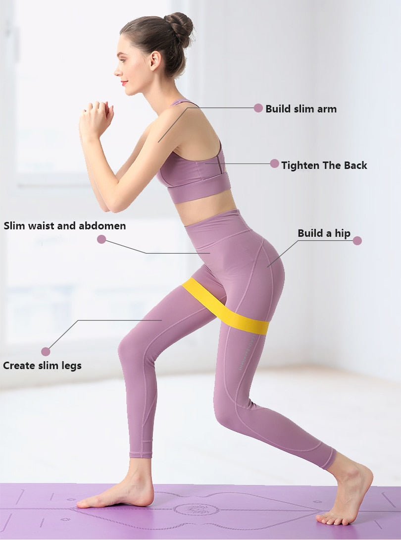 Rubber Resistance Bands for Fitness and Weight Training