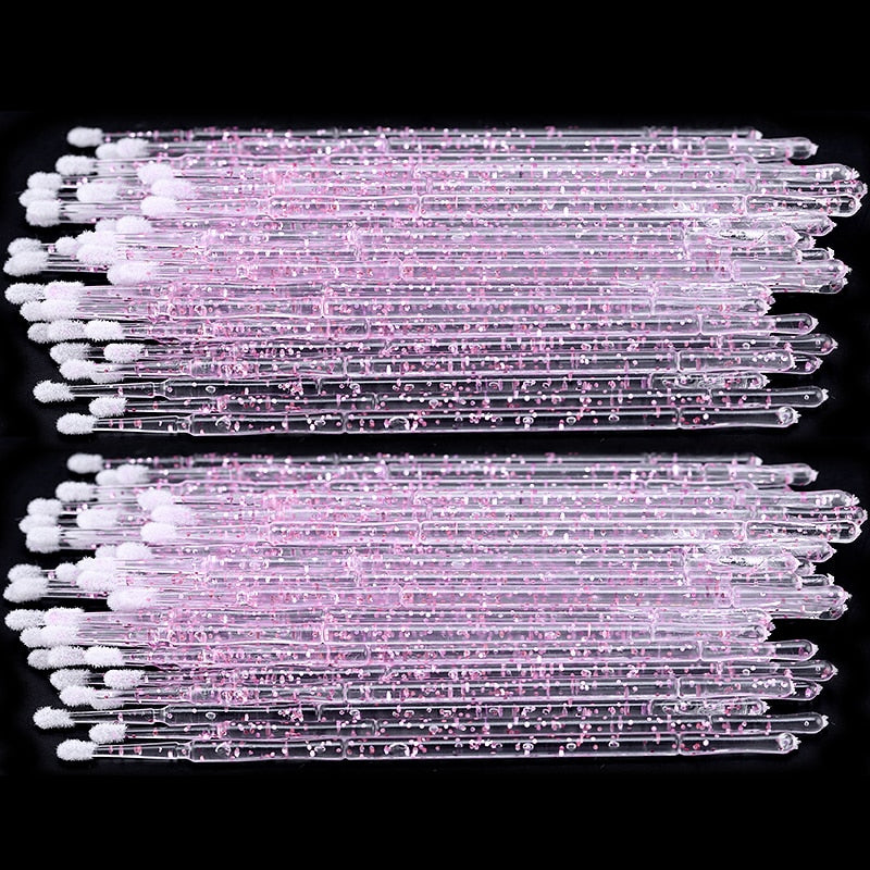 Disposable Eyelash Brushes and Swabs for Lash Extension Removal