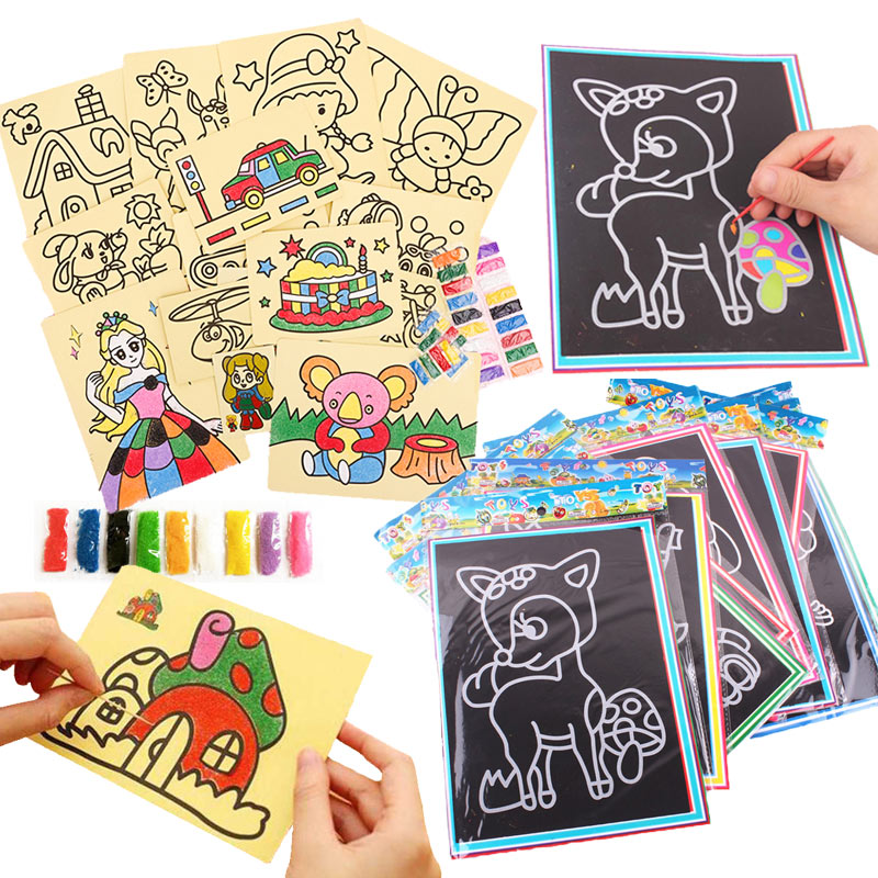 Magic Scratch Art Doodle Pad Educational Toy