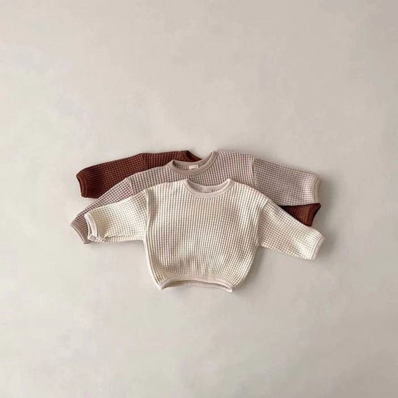 Baby Blouse Waffle Shirt