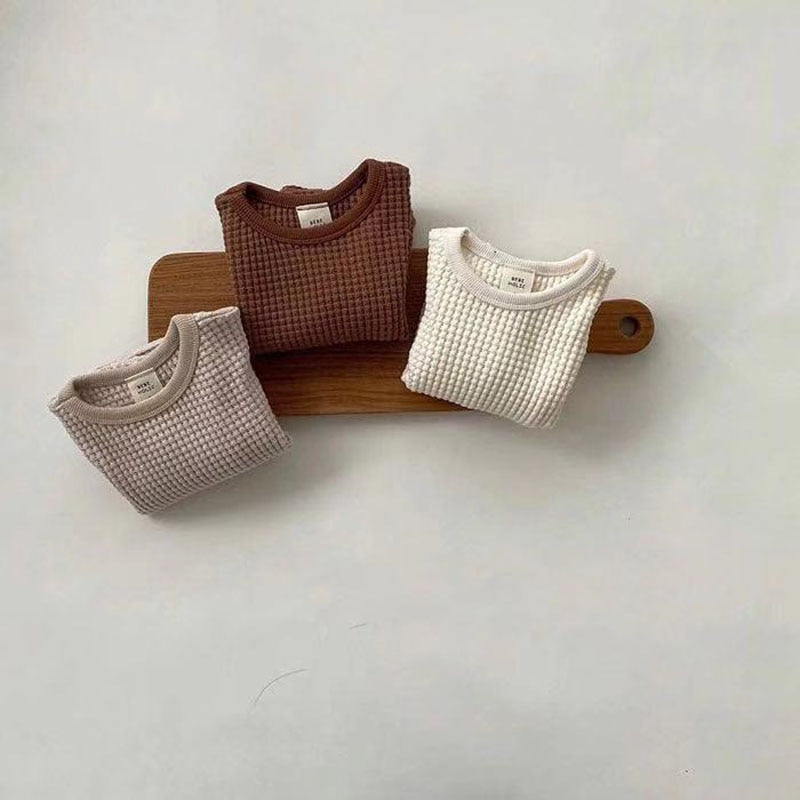 Baby Blouse Waffle Shirt