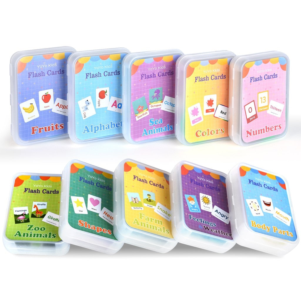 Learn English Word Card Flashcards for Kids