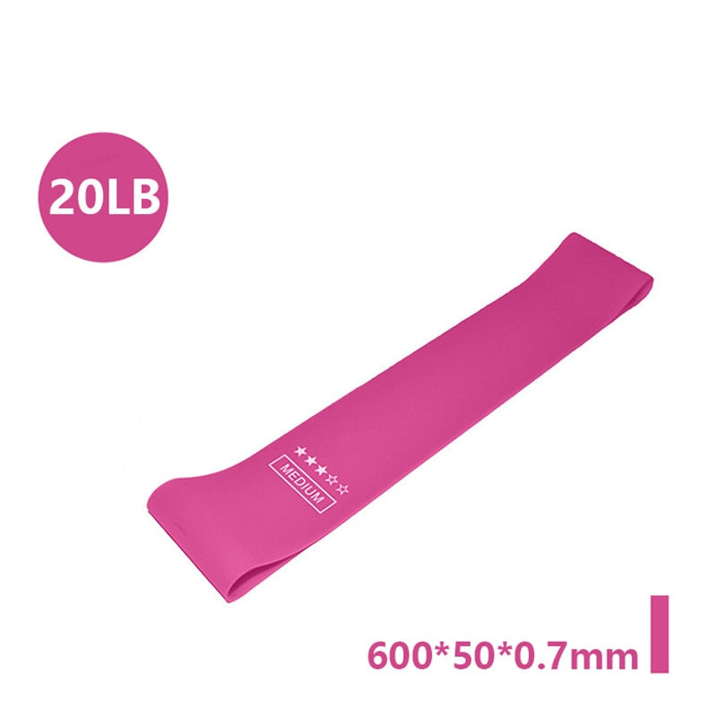 Rubber Resistance Bands for Fitness and Weight Training