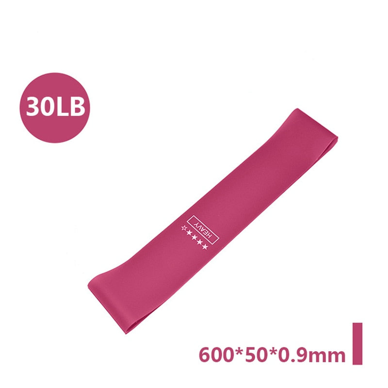 Rubber Resistance Bands for Fitness and Weight Training