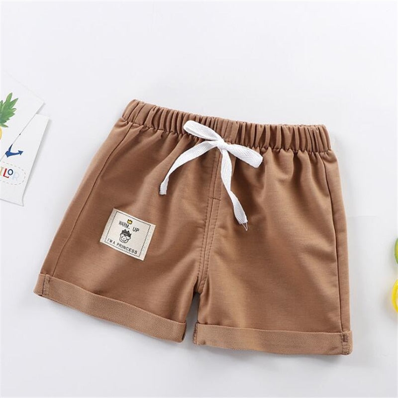 Solid Baby Boy Shorts