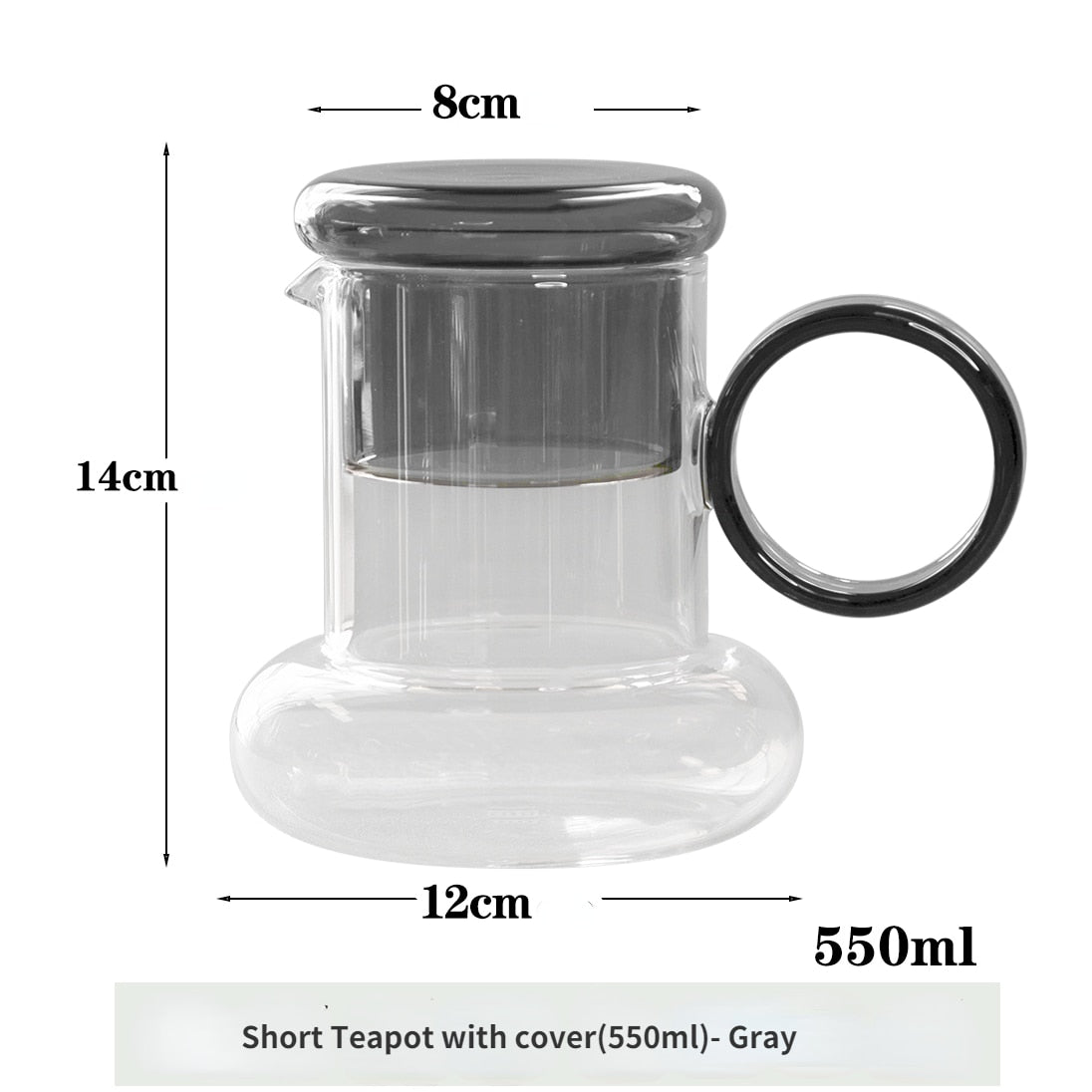Glass Pitcher Cute Teapot Set