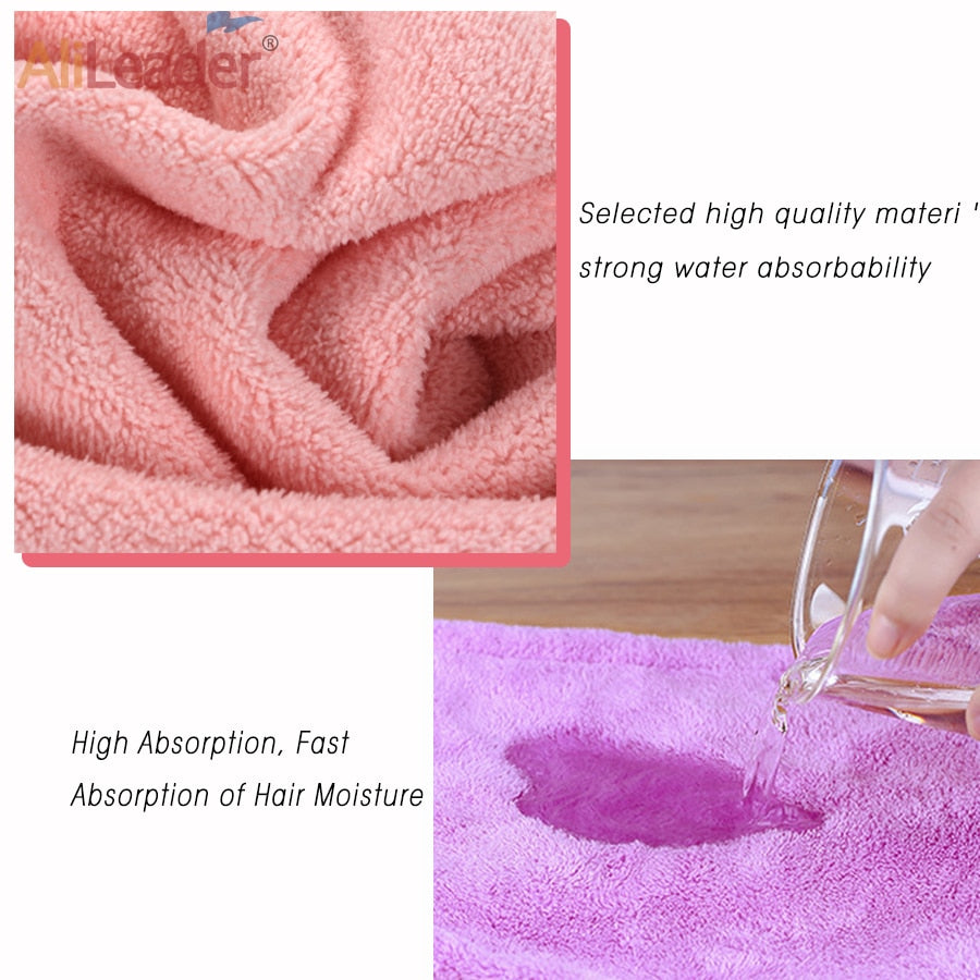 Quick-Dry Hair Towel Cap