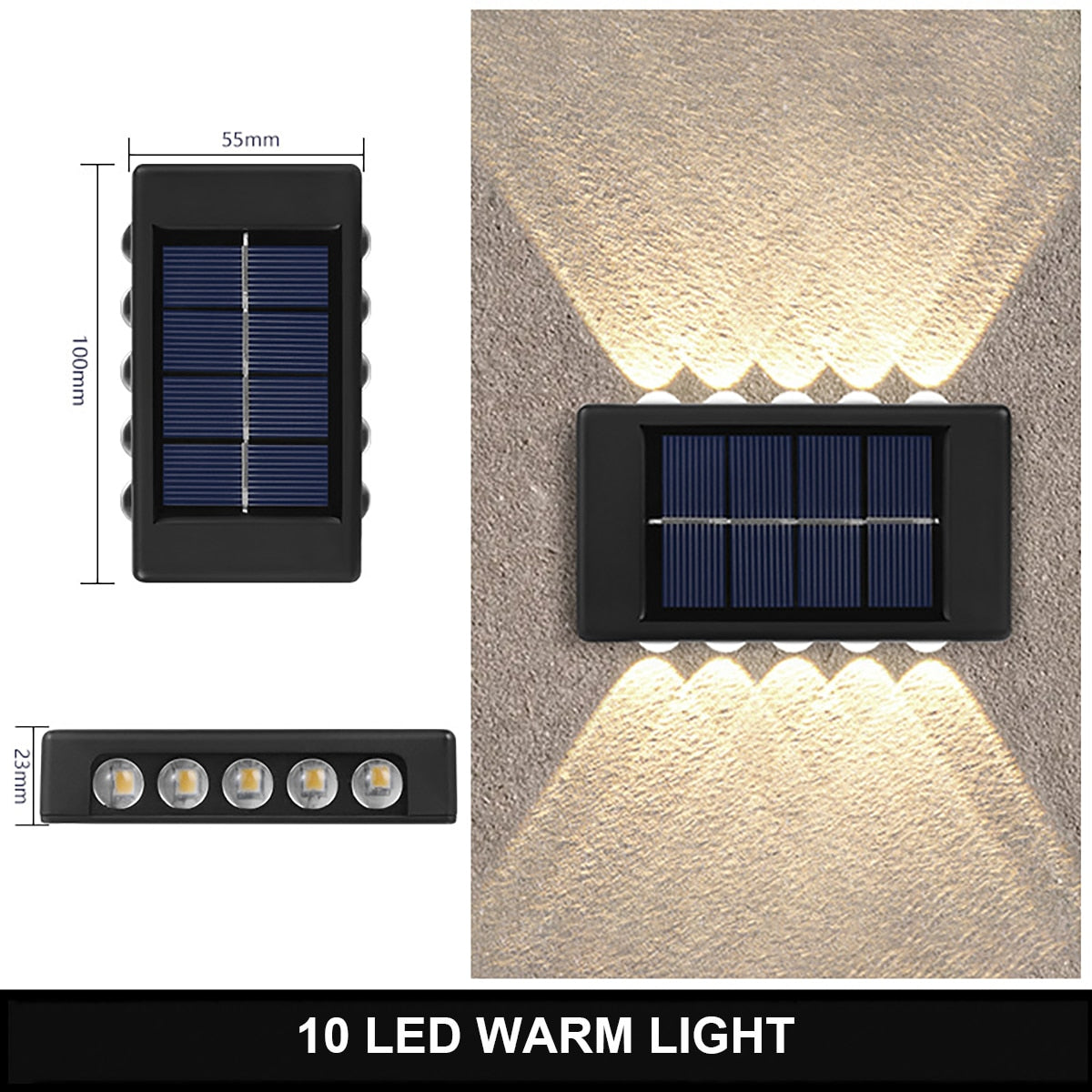 Solar Outdoor Wall Lamp