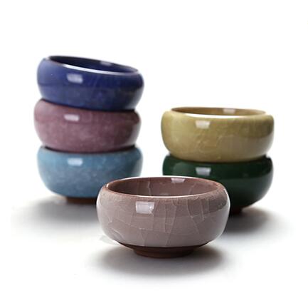 Blue and White Ceramic Tea Cup Set