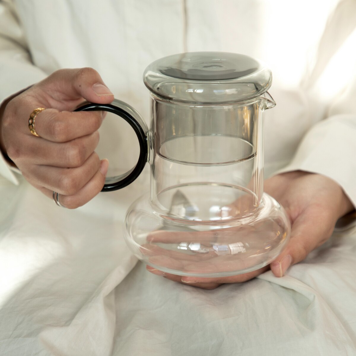 Glass Pitcher Cute Teapot Set