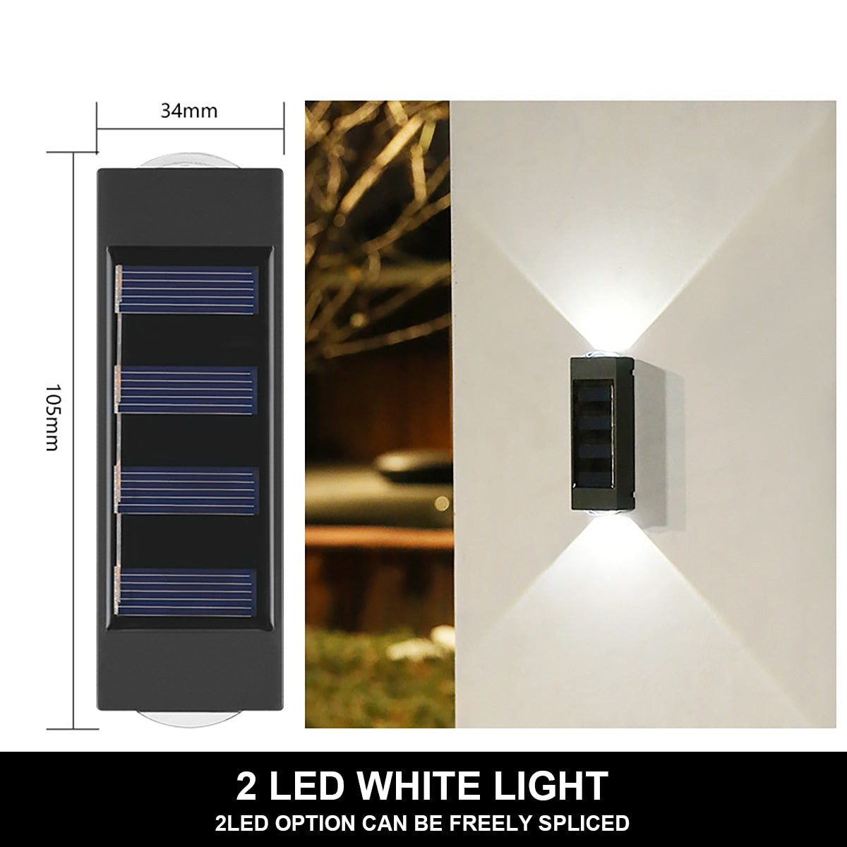 Solar Outdoor Wall Lamp
