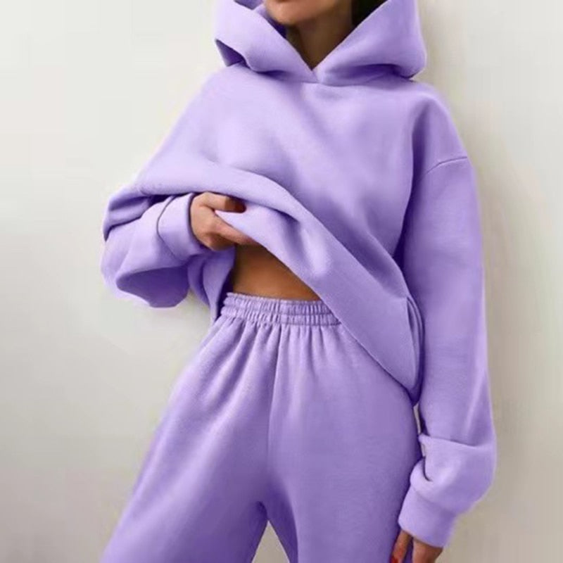Fleece-lined Women's Tracksuit