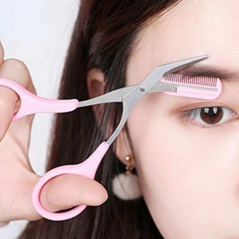 Eyebrow Scissors with Comb
