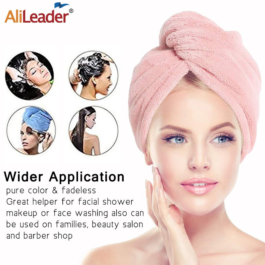 Quick-Dry Hair Towel Cap