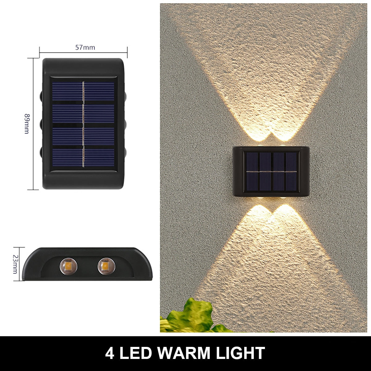 Solar Outdoor Wall Lamp