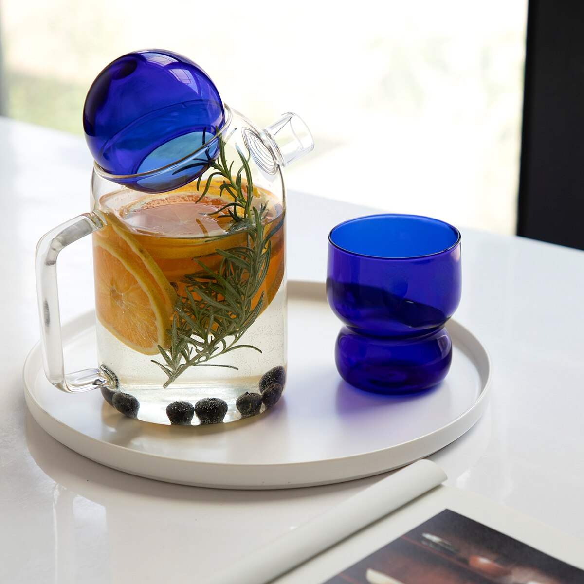 Glass Pitcher Cute Teapot Set