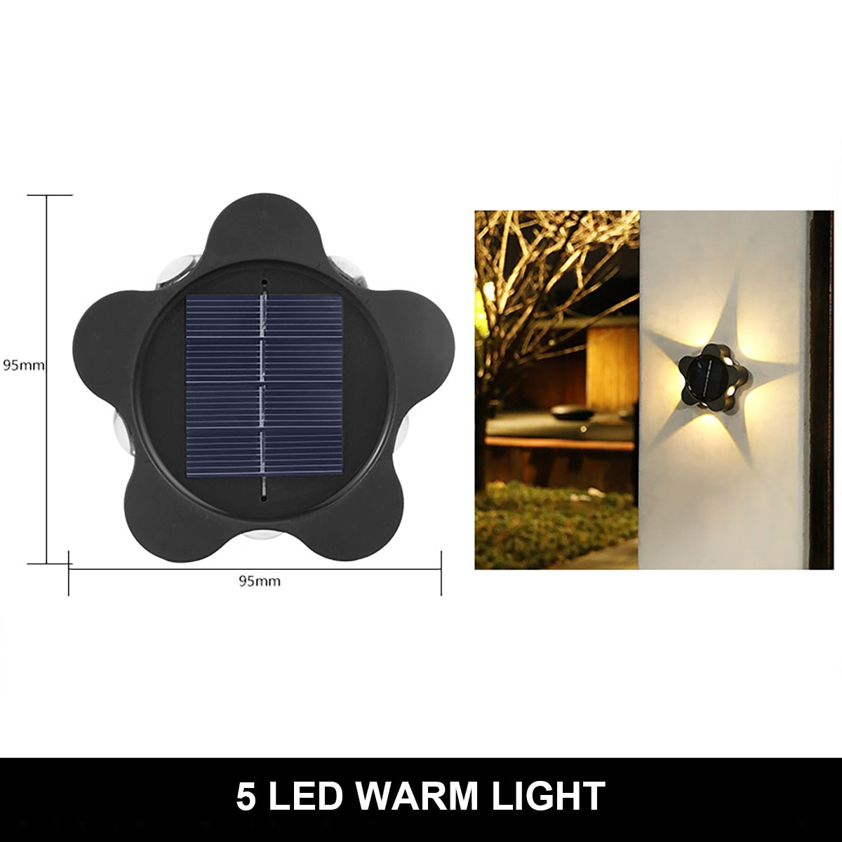 Solar Outdoor Wall Lamp
