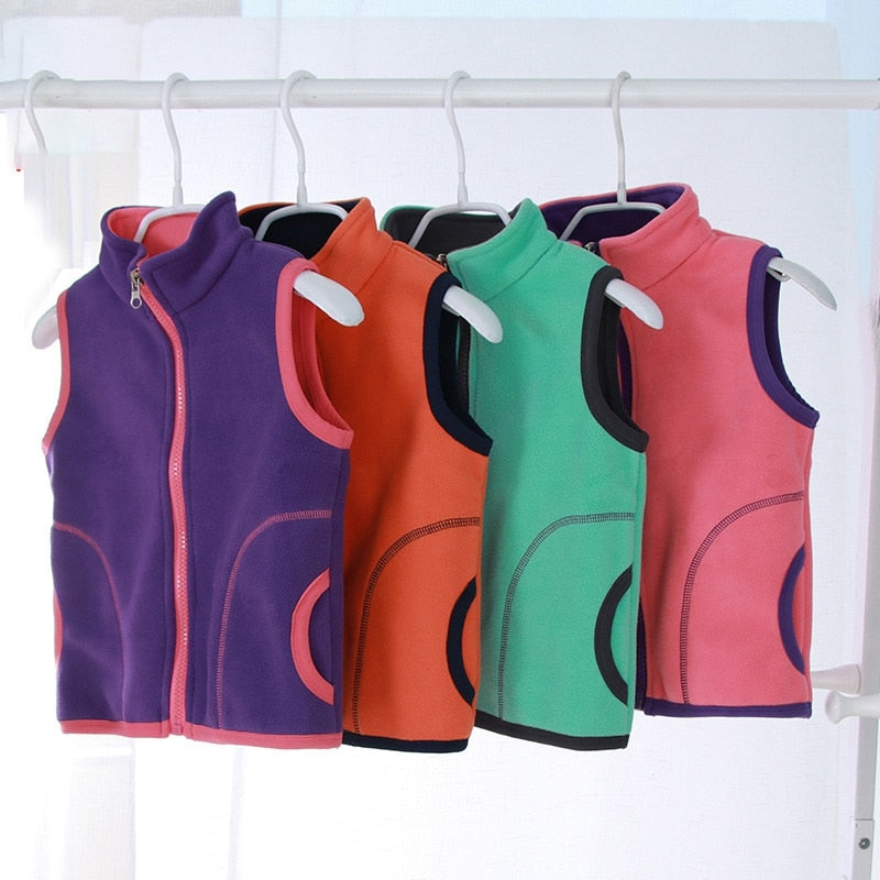 Solid Sweater Tank for Toddler Boys and Girls