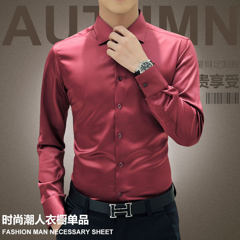Plus Size Men's Luxury Wedding Shirt