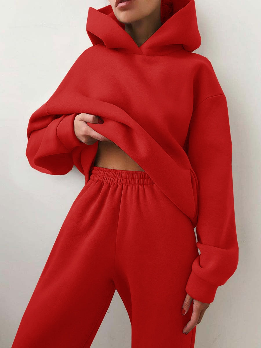 Fleece-lined Women's Tracksuit