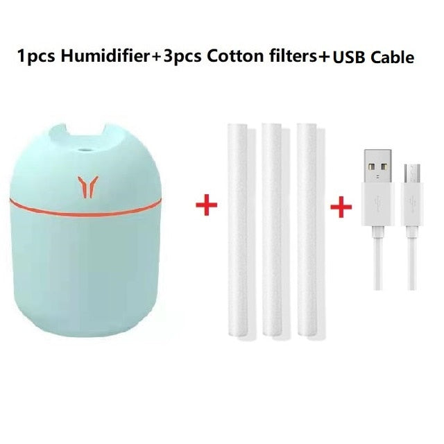 USB Mini Air Humidifier with LED