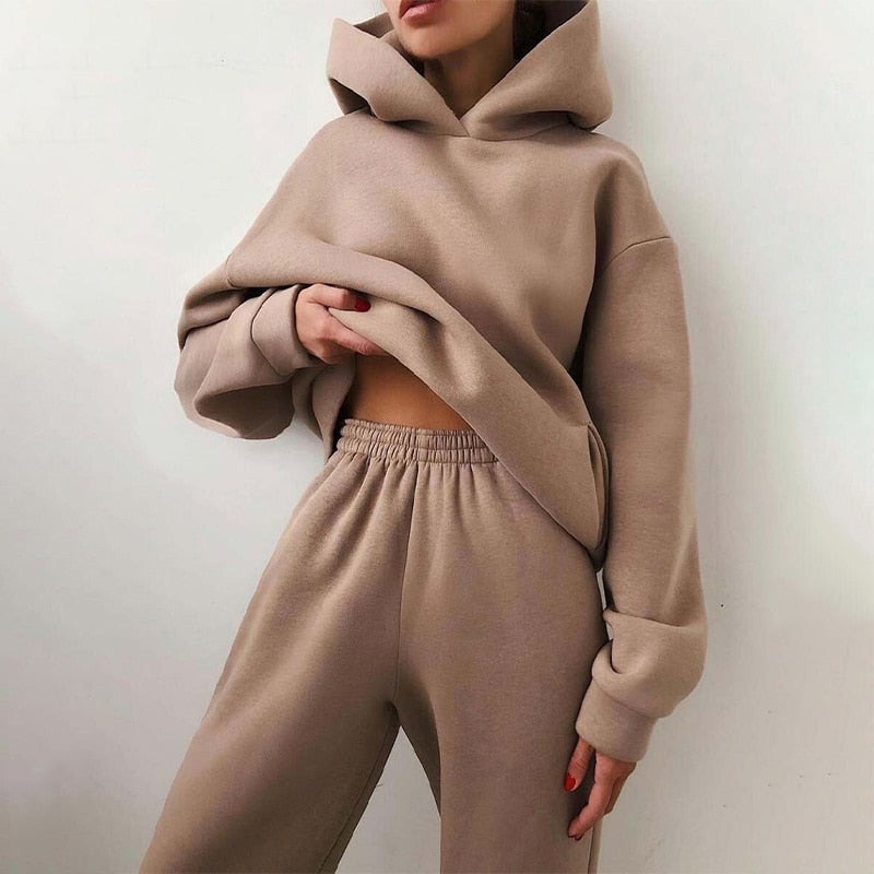 Fleece-lined Women's Tracksuit