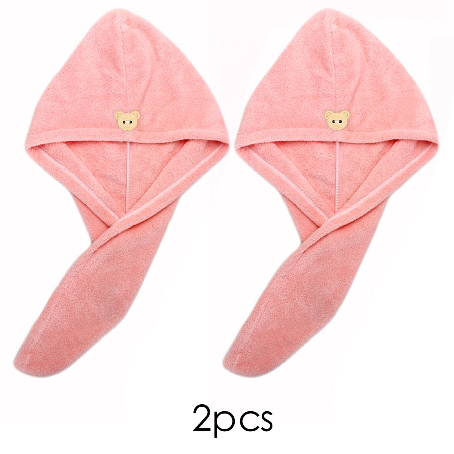 Quick-Dry Hair Towel Cap