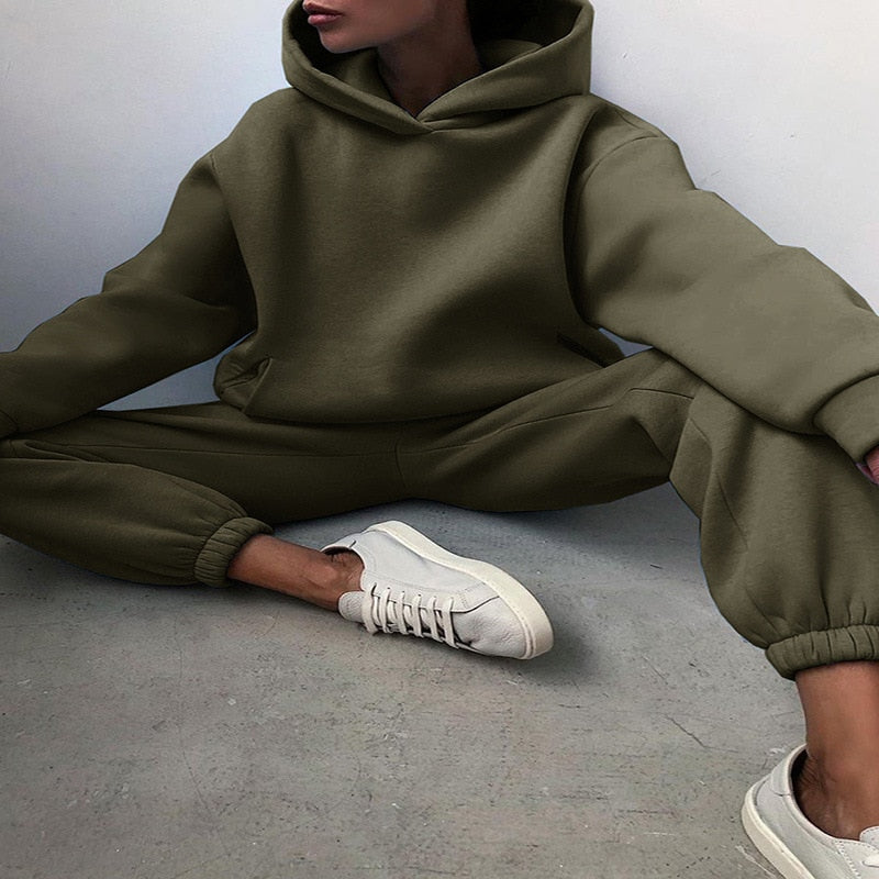 Fleece-lined Women's Tracksuit