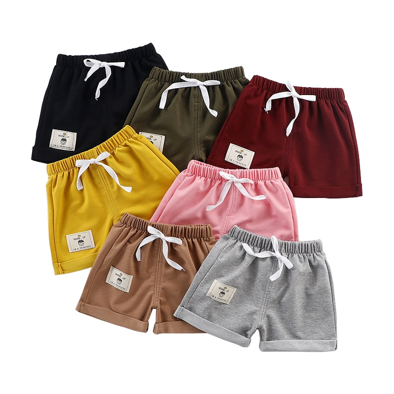 Solid Baby Boy Shorts