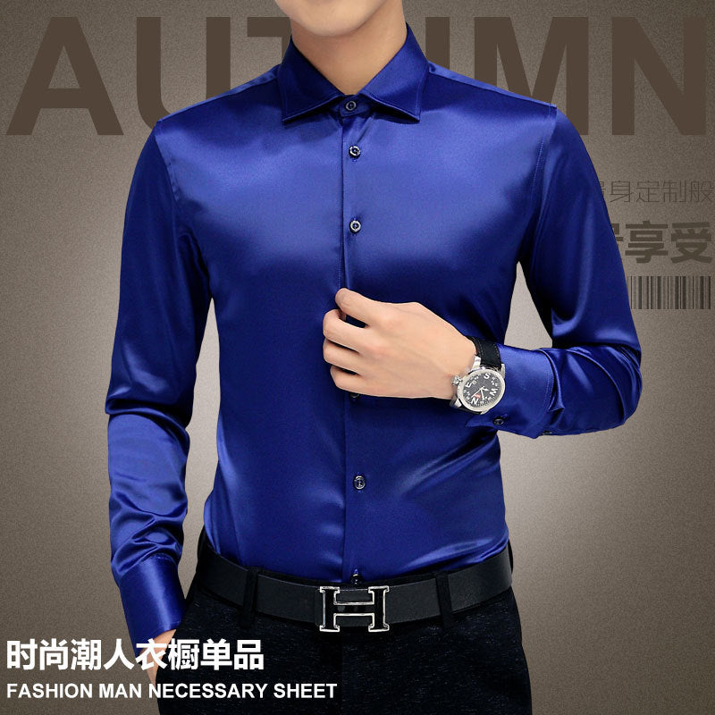 Plus Size Men's Luxury Wedding Shirt
