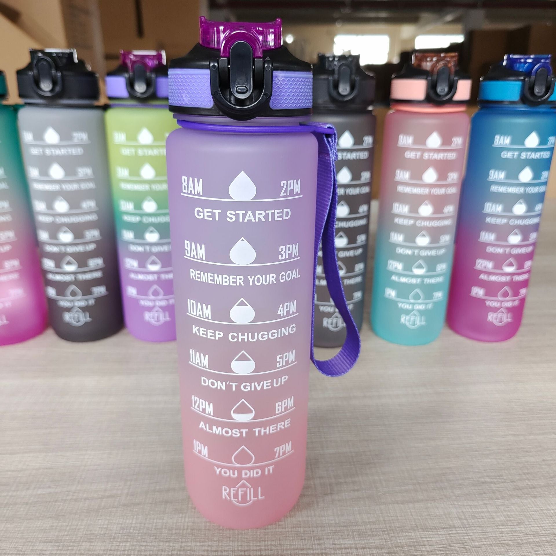 Motivational Sport Water Bottle