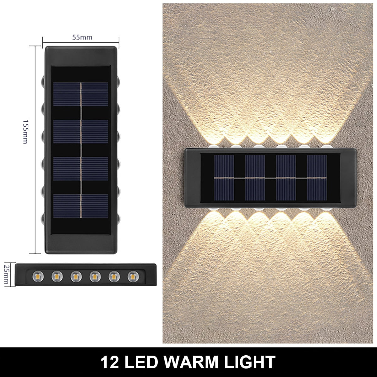 Solar Outdoor Wall Lamp