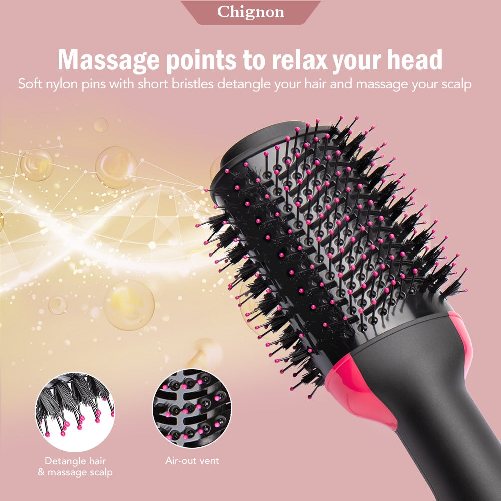 Multi-Function Hot Air Brush Styler
