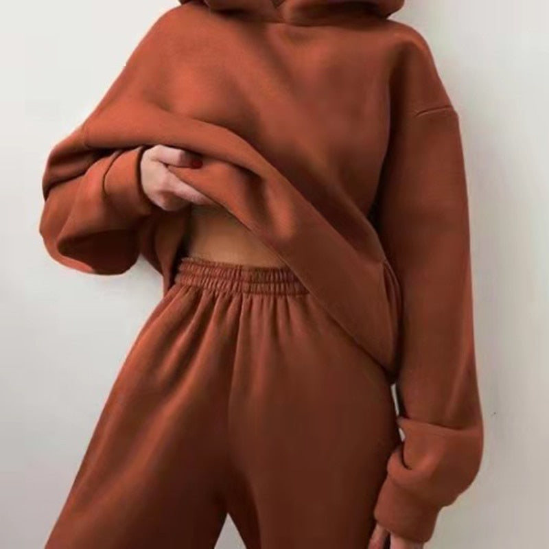 Fleece-lined Women's Tracksuit