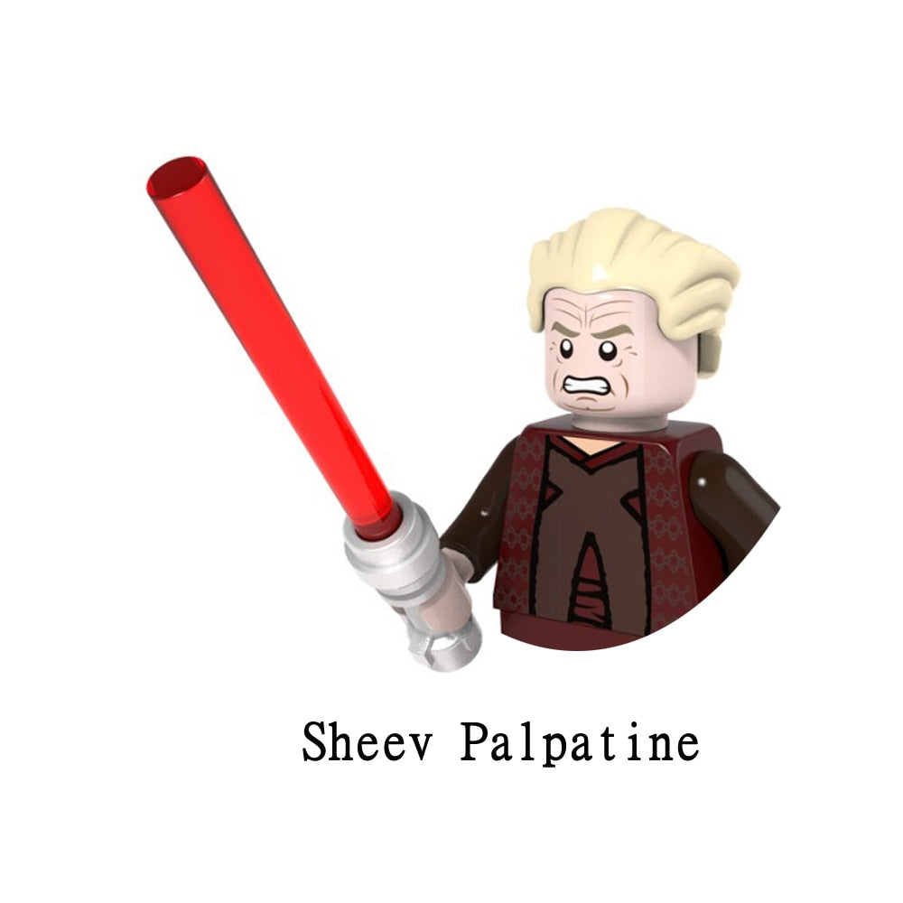 Jedi and Sith Building Blocks Toy Set