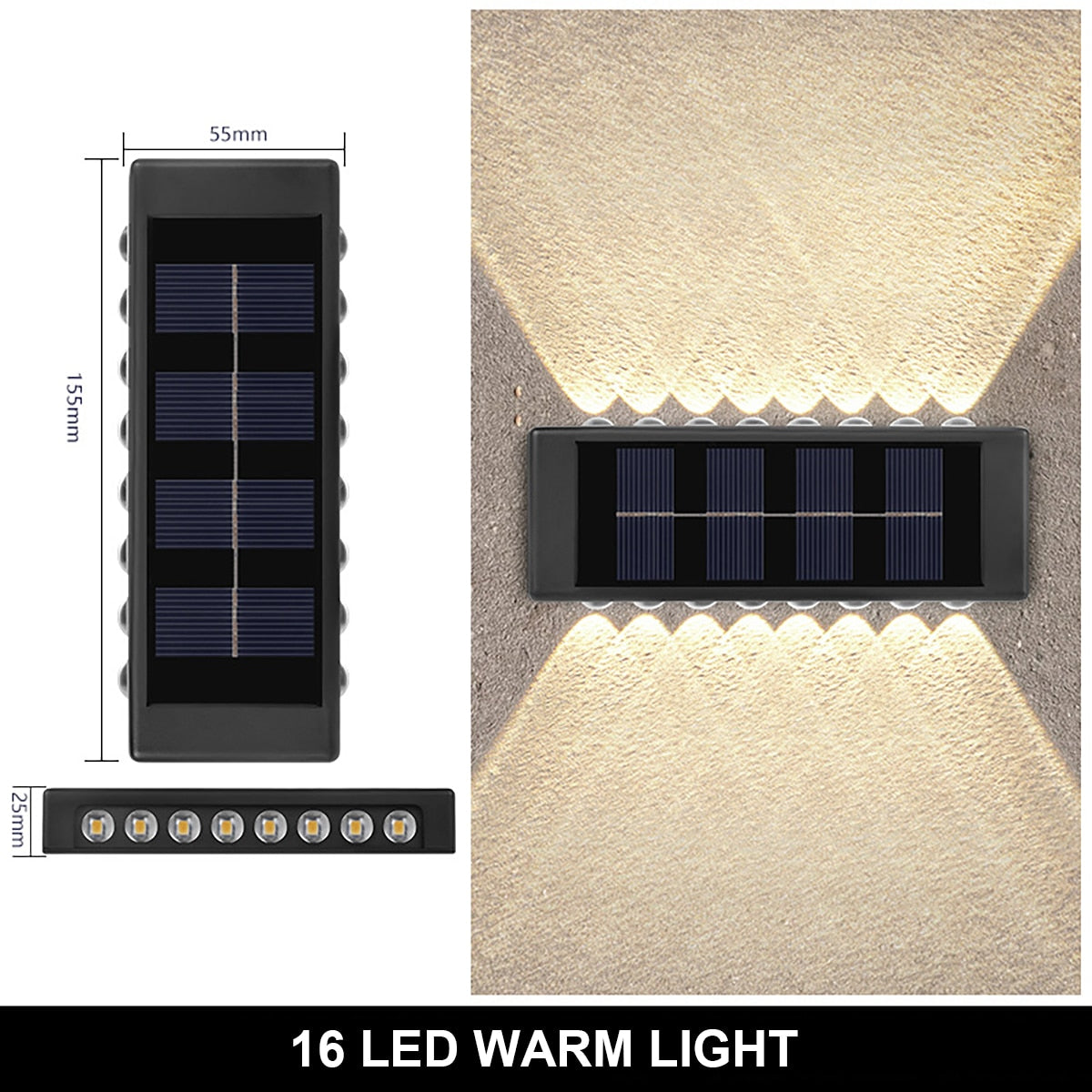 Solar Outdoor Wall Lamp
