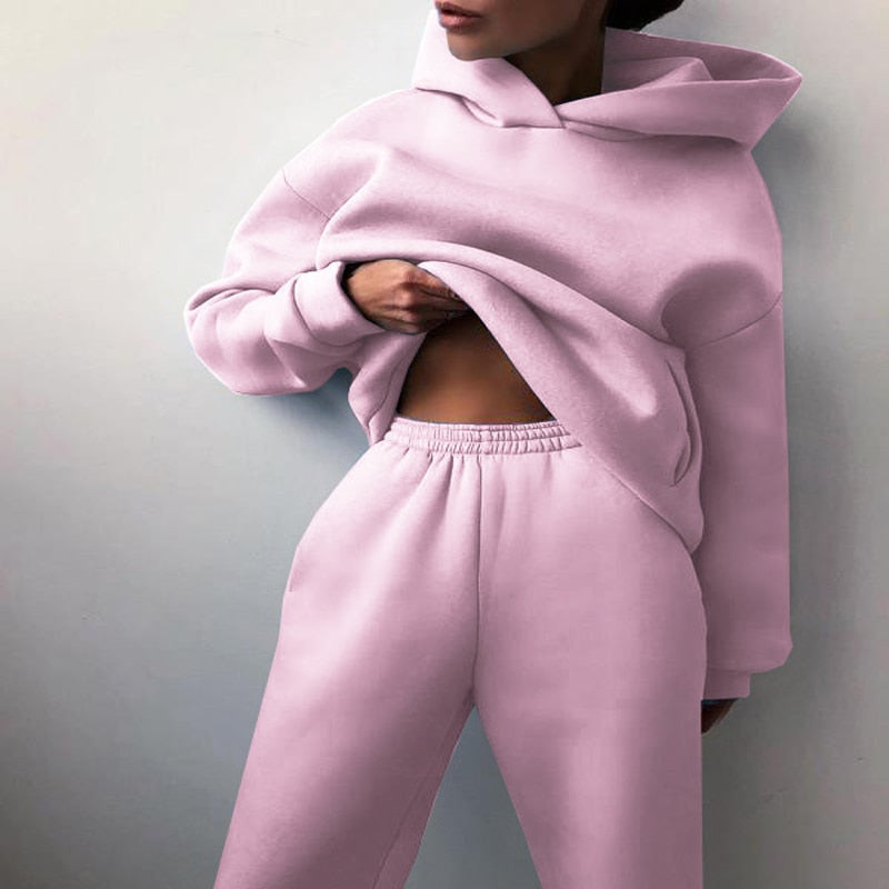 Fleece-lined Women's Tracksuit