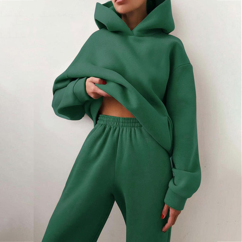 Fleece-lined Women's Tracksuit