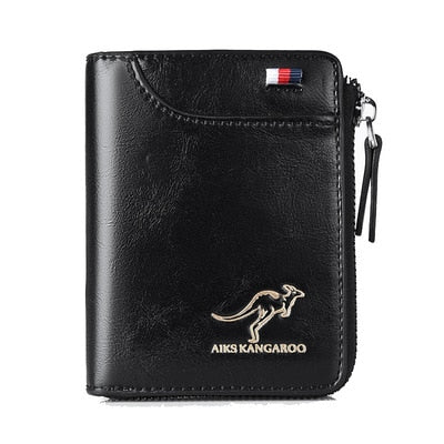 RFID Blocking Leather Card Holder