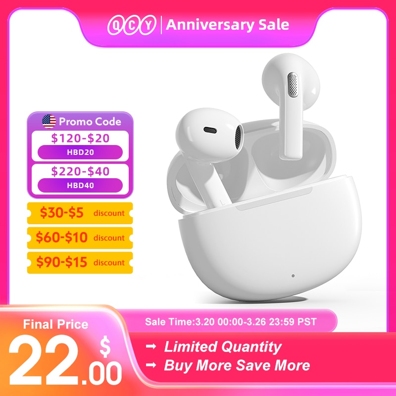 QCY T20 Wireless Earphones