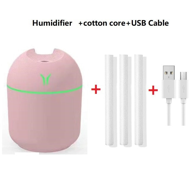 USB Mini Air Humidifier with LED