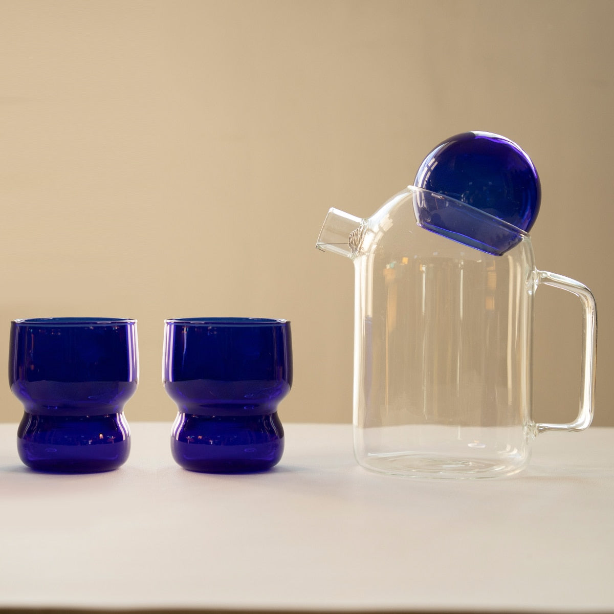 Glass Pitcher Cute Teapot Set