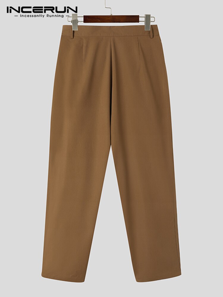 Cross Pleated Pants for Men