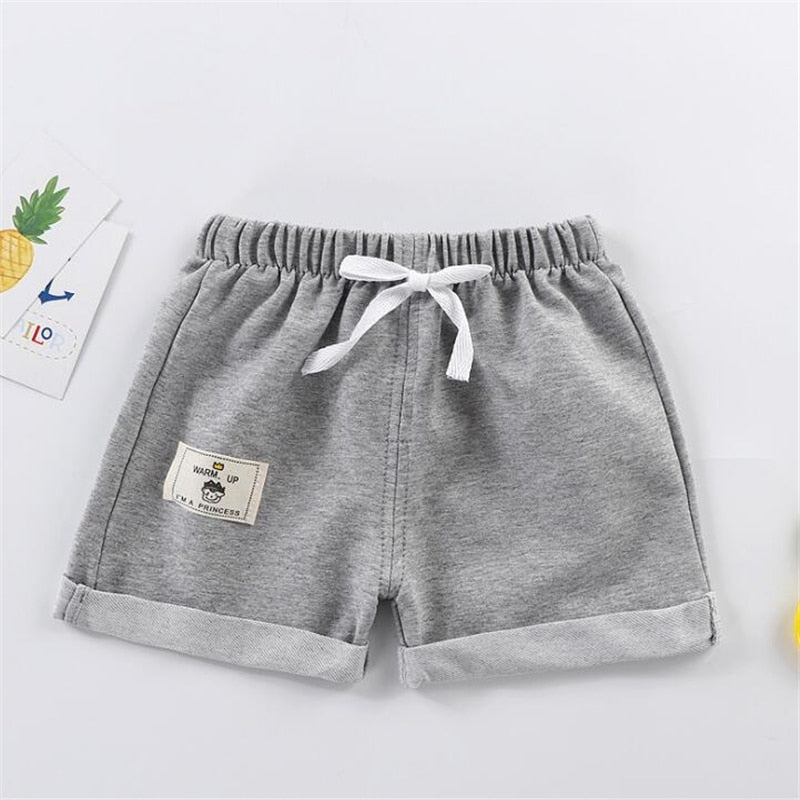 Solid Baby Boy Shorts