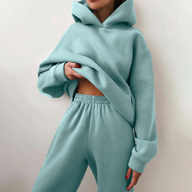 Fleece-lined Women's Tracksuit