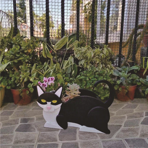 Cat Flowerpot Decoration