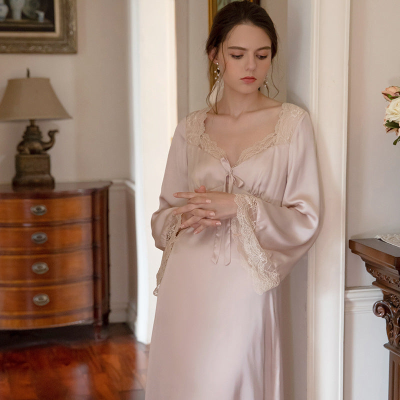 Vintage Satin Nightgown for Women