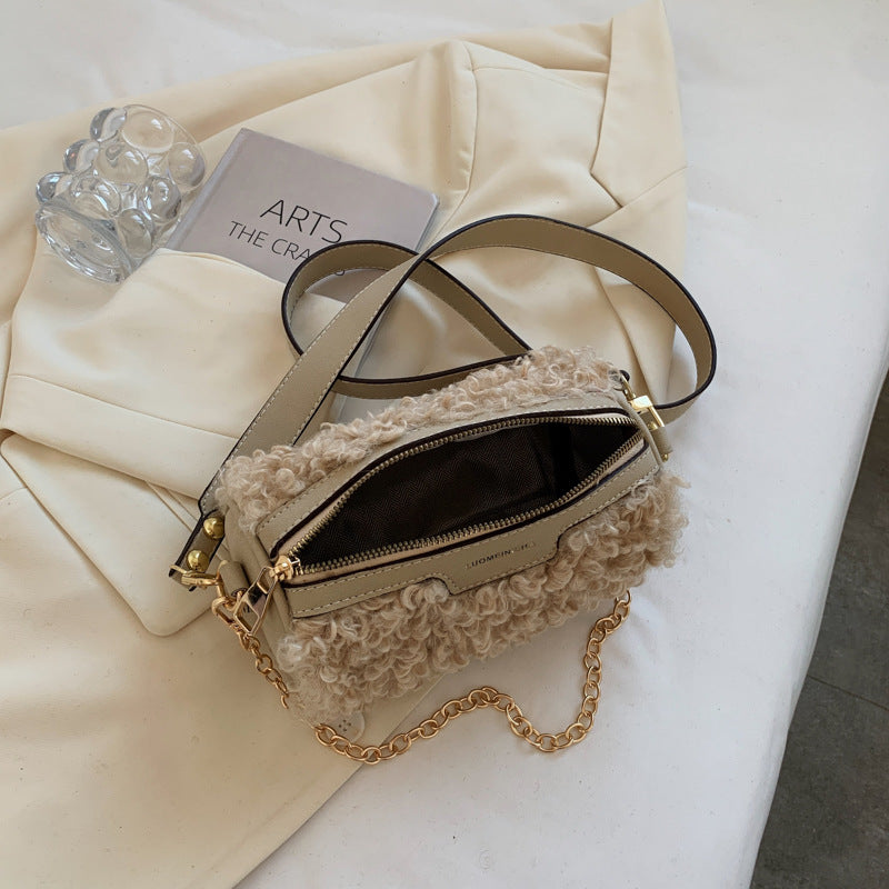 Lamb Plush Duffel Bag