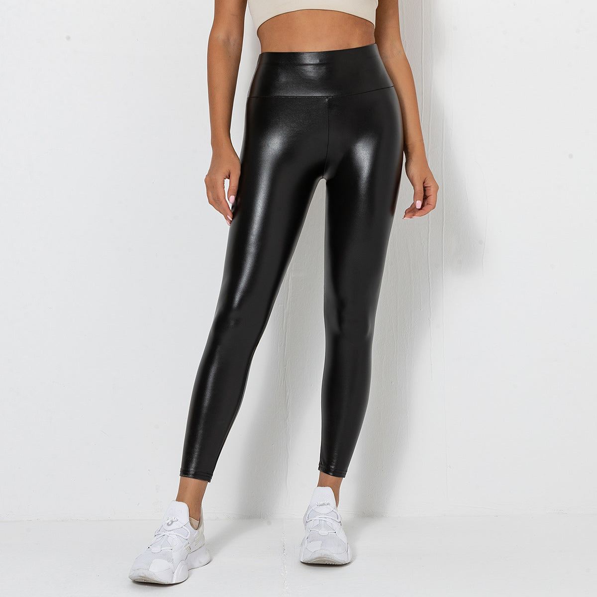 PU Leather Women's Pants